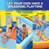 Darrahopens Home & Garden > Pool & Accessories Bestway H2OGO! Bounce Water Park Inflatable Pool Slide w Electric Blower