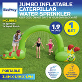 Darrahopens Home & Garden > Pool & Accessories Bestway Inflatable Caterpillar Sprinkler Jumbo Sized Bright Design 3.4 x 1.9m