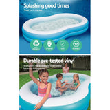 darrahopens Home & Garden > Pool & Accessories Bestway Inflatable Kids Pool Swimming Pool Family Pools 2.62m x 1.57m x 46cm