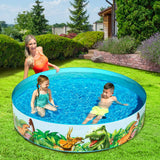 darrahopens Home & Garden > Pool & Accessories Bestway Kids Swimming Pool Above Ground Play Fun Round Fill-n-Fun Pools