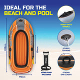 Darrahopens Home & Garden > Pool & Accessories Bestway Kondor 3000 Inflatable Boat UV Resistant Leak Proof Beach Pool Fun 228cm x 110cm