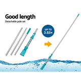 Darrahopens Home & Garden > Pool & Accessories Bestway Pool Cleaner Cordless with Pole Swimming Pool Automatic Vacuum 2.5M