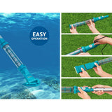 Darrahopens Home & Garden > Pool & Accessories Bestway Pool Cleaner Cordless with Pole Swimming Pool Automatic Vacuum 2.5M