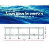 Darrahopens Home & Garden > Pool & Accessories Bestway Swimming Pool Above Ground Frame Pools Outdoor Steel Pro 2.2 X 1.5M