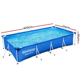 darrahopens Home & Garden > Pool & Accessories Bestway Swimming Pool Above Ground Heavy Duty Steel Pro™ Frame Pools 4M