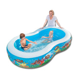 Darrahopens Home & Garden > Pool & Accessories Bestway Swimming Pool Above Ground Inflatable Family Fun 262cm x 157cm x 46cm