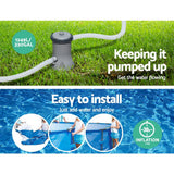 darrahopens Home & Garden > Pool & Accessories Bestway Swimming Pool Above Ground Pools Filter Pump 3.66M Power Steel Frame