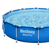 darrahopens Home & Garden > Pool & Accessories Bestway Swimming Pool Above Ground Pools Filter Pump 3.66M Power Steel Frame