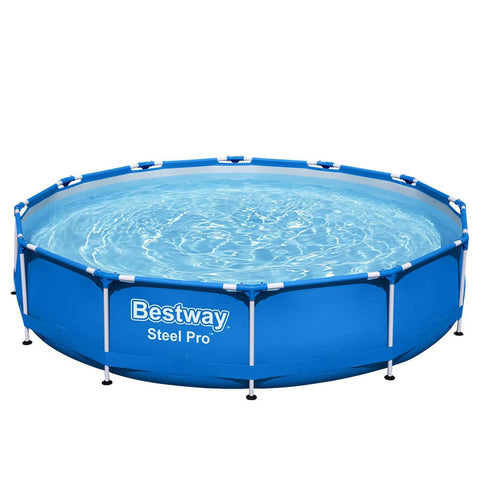 darrahopens Home & Garden > Pool & Accessories Bestway Swimming Pool Above Ground Pools Filter Pump 3.66M Power Steel Frame
