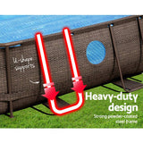 darrahopens Home & Garden > Pool & Accessories Bestway Swimming Pool Above Ground Pools Power Steel Frame Filter Pump 4.27M