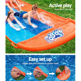 darrahopens Home & Garden > Pool & Accessories Bestway Water Slip And Slide Kids Inflatable Splash Toy Outdoor Triple 4.88M