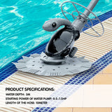 Darrahopens Home & Garden > Pool & Accessories HydroActive Automatic Swimming Pool Vacuum Cleaner Leaf Eater Turtle