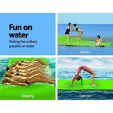 darrahopens Home & Garden > Pool & Accessories Weisshorn Floating Mat Water Slide Park Stand Up Paddle Pool Sea 270cm