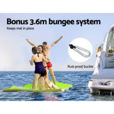 darrahopens Home & Garden > Pool & Accessories Weisshorn Floating Mat Water Slide Park Stand Up Paddle Pool Sea 365cm
