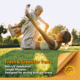Darrahopens Home & Garden Premium Synthetic Turf 30mm 1m x 7m Artificial Grass Fake Turf Plants Plastic Lawn