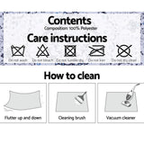 darrahopens Home & Garden > Rugs Artiss Floor Rugs Rug 200 x 290 Area Large Modern Carpet Soft Blue Living Room