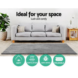 darrahopens Home & Garden > Rugs Artiss Floor Rugs Soft Shaggy Rug Large 200x230cm Carpet Anti-slip Mat Area Grey