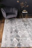 darrahopens Home & Garden > Rugs Isaiah Grey Multi Diamond Transitional Rug 120x170cm