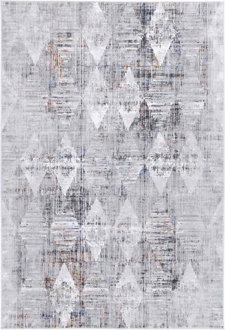 darrahopens Home & Garden > Rugs Isaiah Grey Multi Diamond Transitional Rug 120x170cm