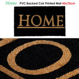 Darrahopens Home & Garden > Rugs J.Elliot Home Home PVC Backed Coir Printed Door Mat