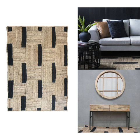 Darrahopens Home & Garden > Rugs J Elliot Home Maisy Jute Floor Rug 160 x 230cm