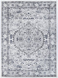 darrahopens Home & Garden > Rugs Ligures Cream Navy Floral Rug 160X160cm Round