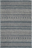 Mila Tribal Dark Grey Teal Rug 160x230cm - Darrahopens