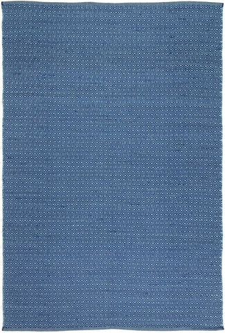 darrahopens Home & Garden > Rugs Natura Wool Navy Blue Diamond Rug 160x230 cm