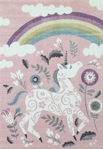 Nova Kids Pink Unicorn Rug 120x170 cm