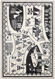 darrahopens Home & Garden > Rugs Piccolo Black and White Kids Camping Adventure Kids Rug 120x170cm