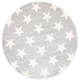 darrahopens Home & Garden > Rugs Piccolo Light Grey and White Stars Kids Rug 120x170cm