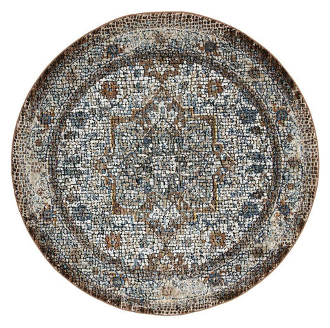 Roman Mosaic Classic Grey Brown Rug 240x330 cm - Darrahopens