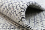 darrahopens Home & Garden > Rugs Scandi Grey Reversible Wool Rug 300x400 cm