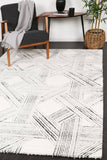 darrahopens Home & Garden > Rugs Verve Light Grey Geometric Rug 200x290cm