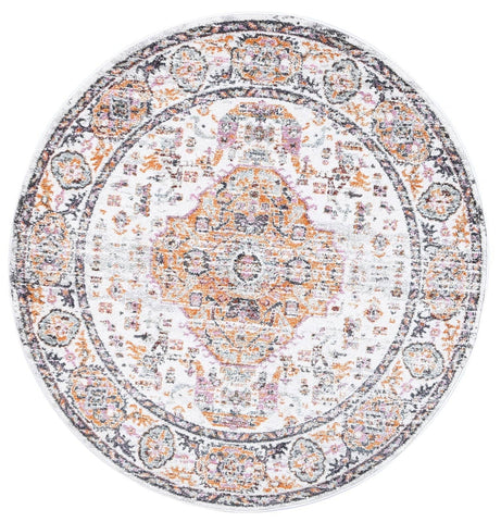 Windsor Medallion Rustic Round Rug 160x160cm - Darrahopens
