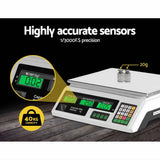 darrahopens Home & Garden > Scales 40KG Digital Kitchen Scale Electronic Scales Shop Market Commercial
