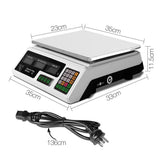 darrahopens Home & Garden > Scales 40KG Digital Kitchen Scale Electronic Scales Shop Market Commercial