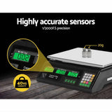 darrahopens Home & Garden > Scales 40KG Digital Kitchen Scale Electronic Scales Shop Market Commercial
