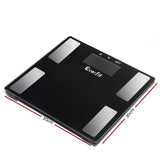 darrahopens Home & Garden > Scales Everfit Bathroom Scales Digital Body Fat Scale 180KG Electronic Monitor BMI CAL