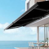 Darrahopens Home & Garden > Shading 5.0m x 3.0m Retractable Folding Arm Awning Heavy Duty Full Cassette Motorised