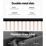 darrahopens Home & Garden > Shading Artiss Bed Frame King Single Size Gas Lift Base With Storage Mattress Fabric