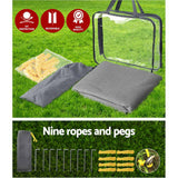 darrahopens Home & Garden > Shading Grey Caravan Privacy Screen 1.95 x 2.2M End Wall Side Sun Shade Roll Out Awning