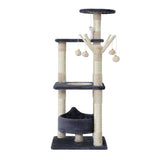 darrahopens Home & Garden > Shading i.Pet Cat Tree Scratching Post Scratcher Cat Tree Tower Condo House toys 110cm