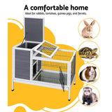 darrahopens Home & Garden > Shading i.Pet Rabbit Hutch Chicken Coop Wooden Ferret Cage Habitat House Outdoor Large