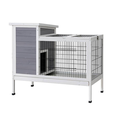 darrahopens Home & Garden > Shading i.Pet Rabbit Hutch Chicken Coop Wooden Ferret Cage Habitat House Outdoor Large