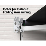 Darrahopens Home & Garden > Shading Instahut 230V Replacement Motor w/ remote 40NM Folding Arm Awning Outdoor Blind