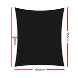 darrahopens Home & Garden > Shading Instahut 280gsm 6x7m Sun Shade Sail Canopy Rectangle