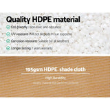 darrahopens Home & Garden > Shading Instahut 3.66 x 20m Shade Sail Cloth - Beige