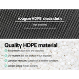 darrahopens Home & Garden > Shading Instahut 3.66x10m 50% UV Shade Cloth Shadecloth Sail Garden Mesh Roll Outdoor White