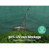 darrahopens Home & Garden > Shading Instahut 3.66x30m 30% UV Shade Cloth Shadecloth Sail Garden Mesh Roll Outdoor Green